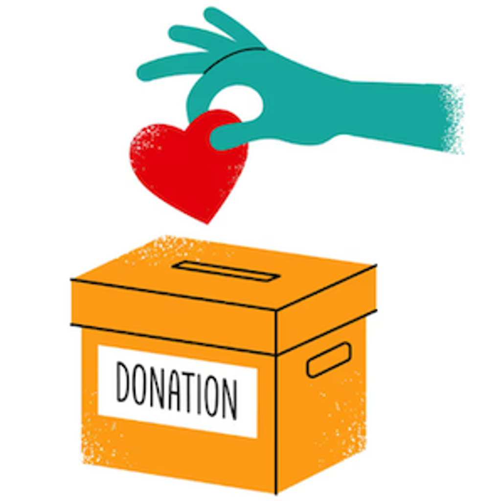 Donation icon representing saving a life